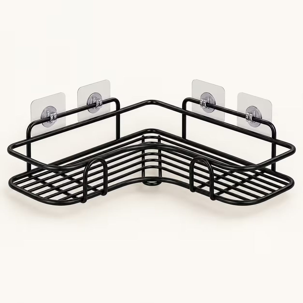 No Drill Corner Shower Shelff