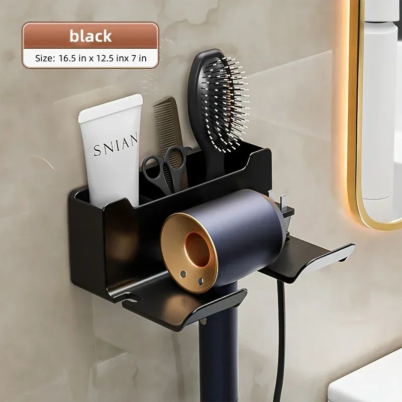 Wall Mounted Hair Dryer Holder