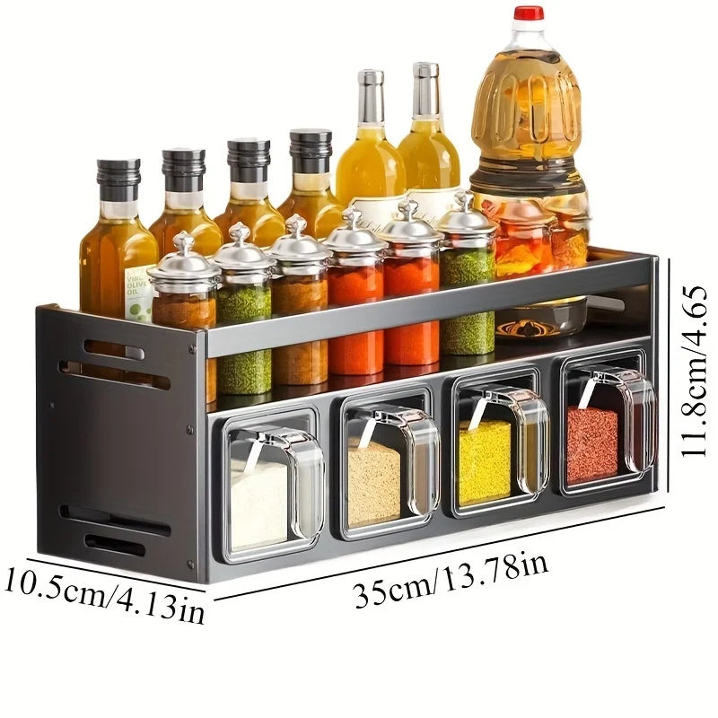 Wall Mounted Spice Rack