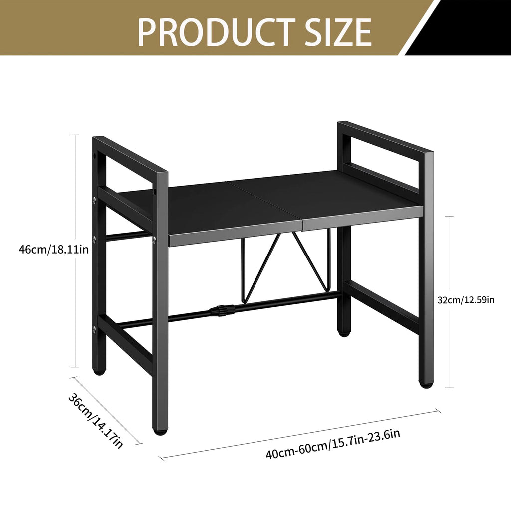 Expandable Microwave Storage Rack