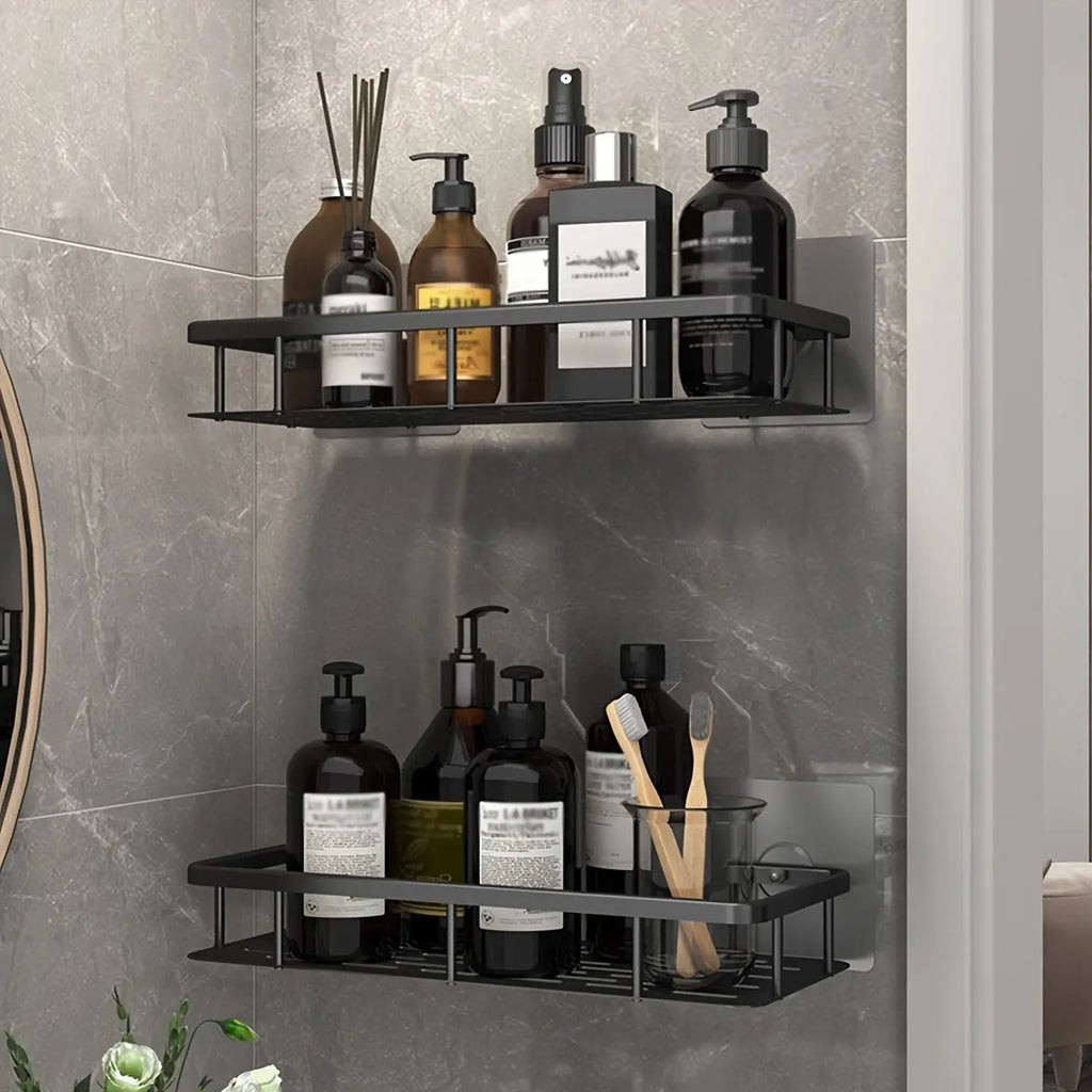 No Drill Corner Shower Shelf