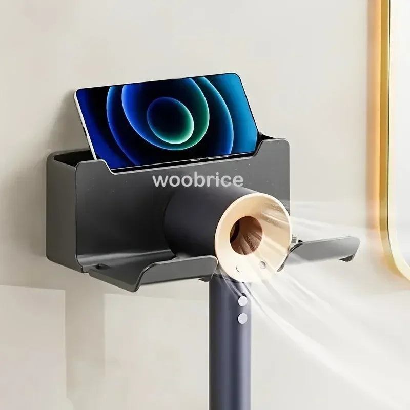 Wall Mounted Hair Dryer Holder