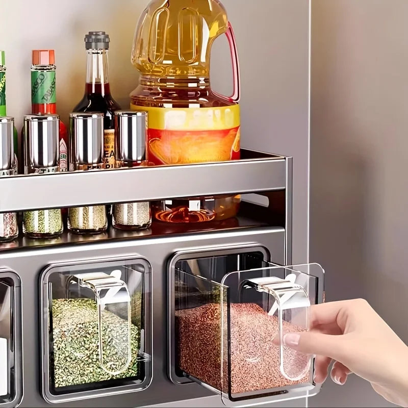 Wall Mounted Spice Rack