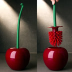 CherryBrush™ | Modern Cherry-Shaped Toilet Brush and Holder Set