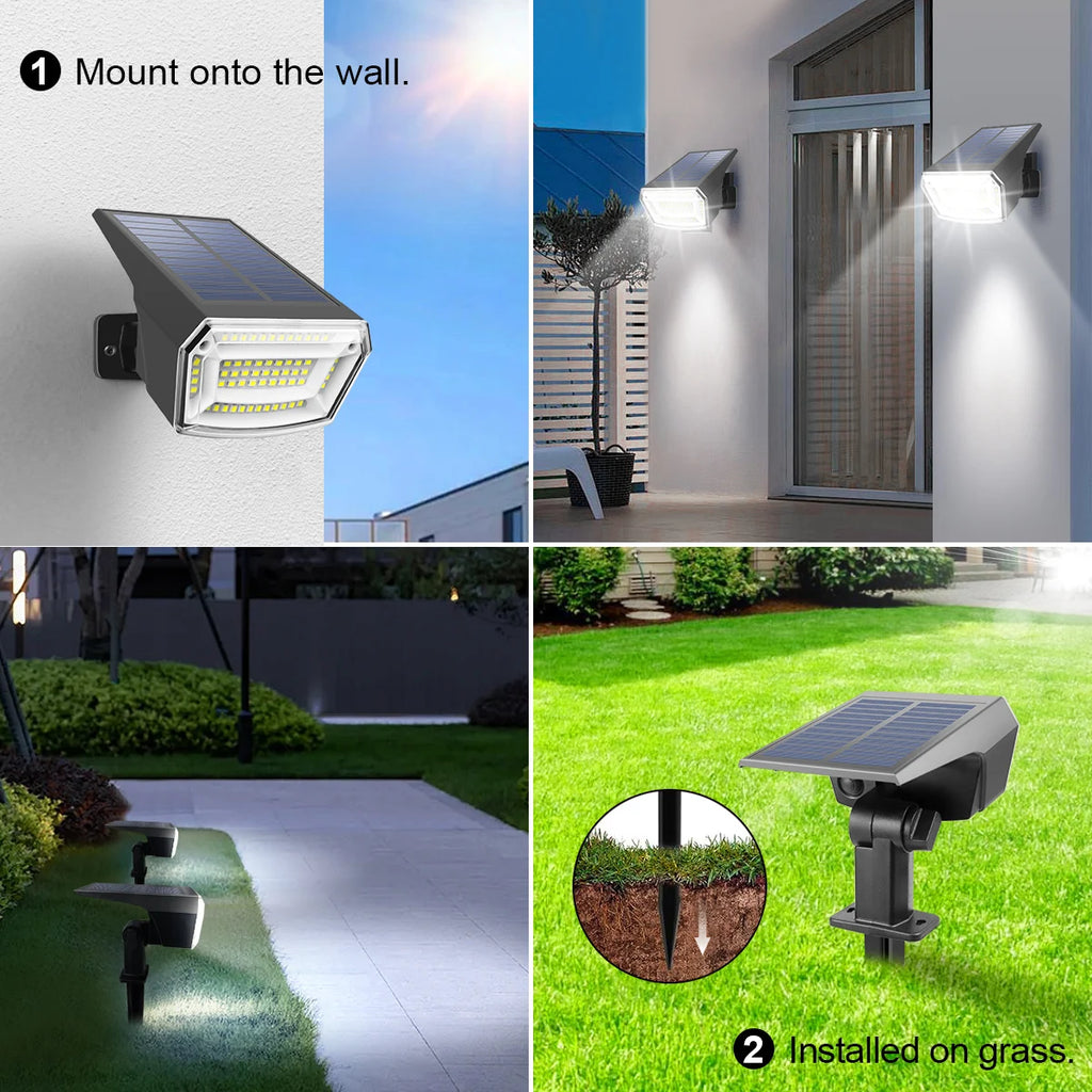 Solar LED Garden Spotlight