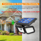 🔆 900LM 3-Head Solar Light — Total Nighttime Security with Motion Sensor