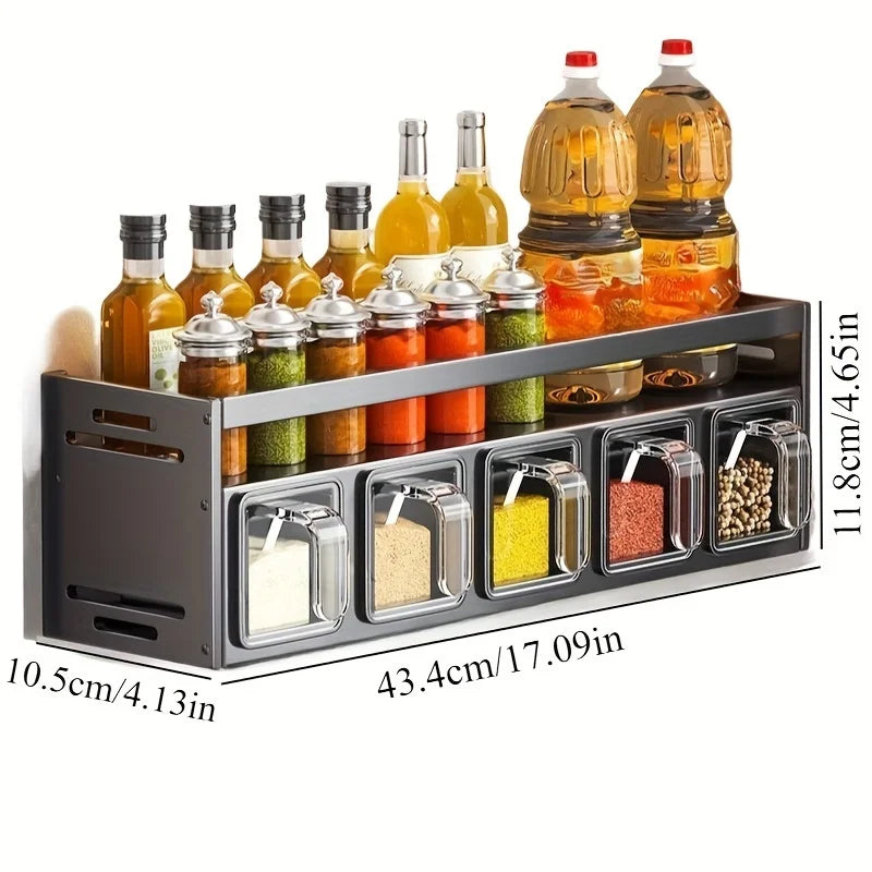 Wall Mounted Spice Rack