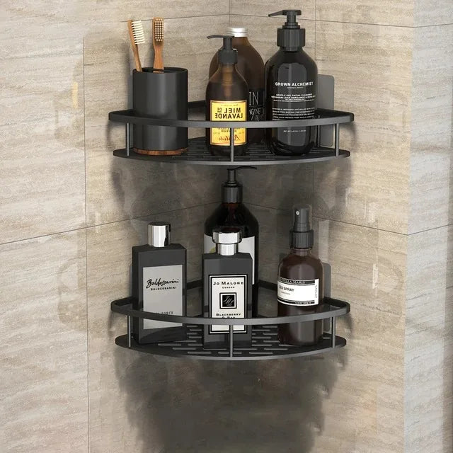 No Drill Corner Shower Shelf