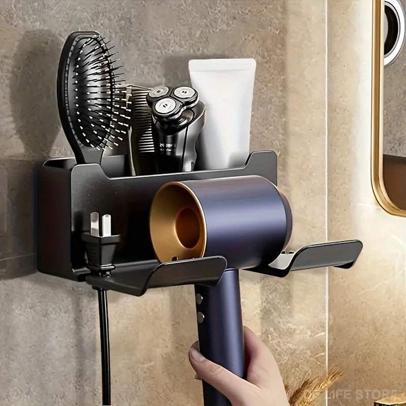 Wall Mounted Hair Dryer Holder