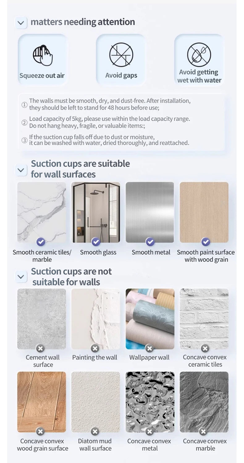 Suction Cup Shower Shelf