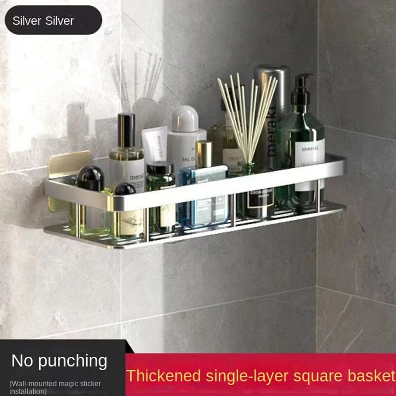 No Drill Corner Shower Shelf