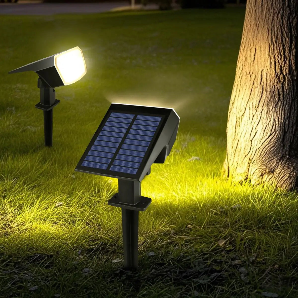 Solar LED Garden Spotlight
