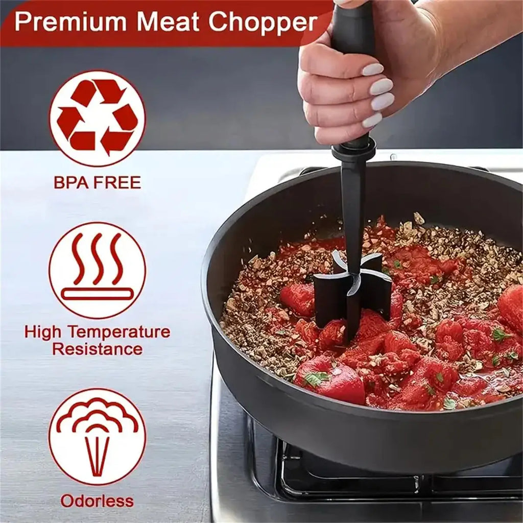 MeatMaster™ Ground Meat Chopper for Non-Stick Pans