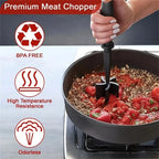 MeatMaster™ Ground Meat Chopper for Non-Stick Pans