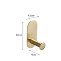 Self-Adhesive Gold Towel Rail
