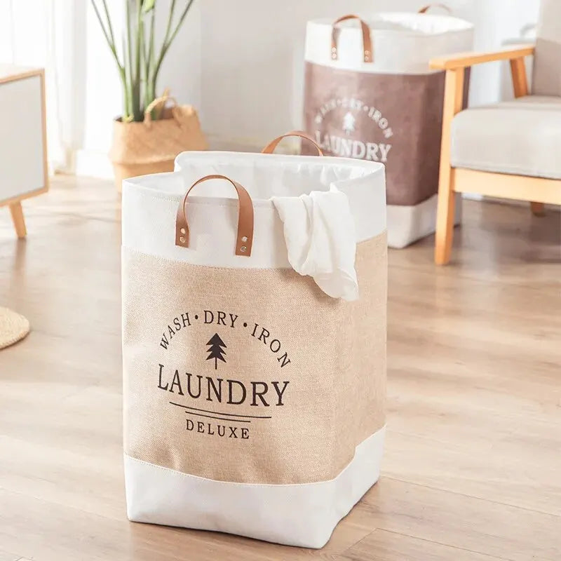 Large Fabric Laundry Basket