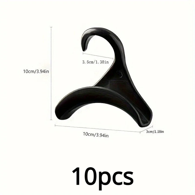 10 Piece Wardrobe Hanger Hooks