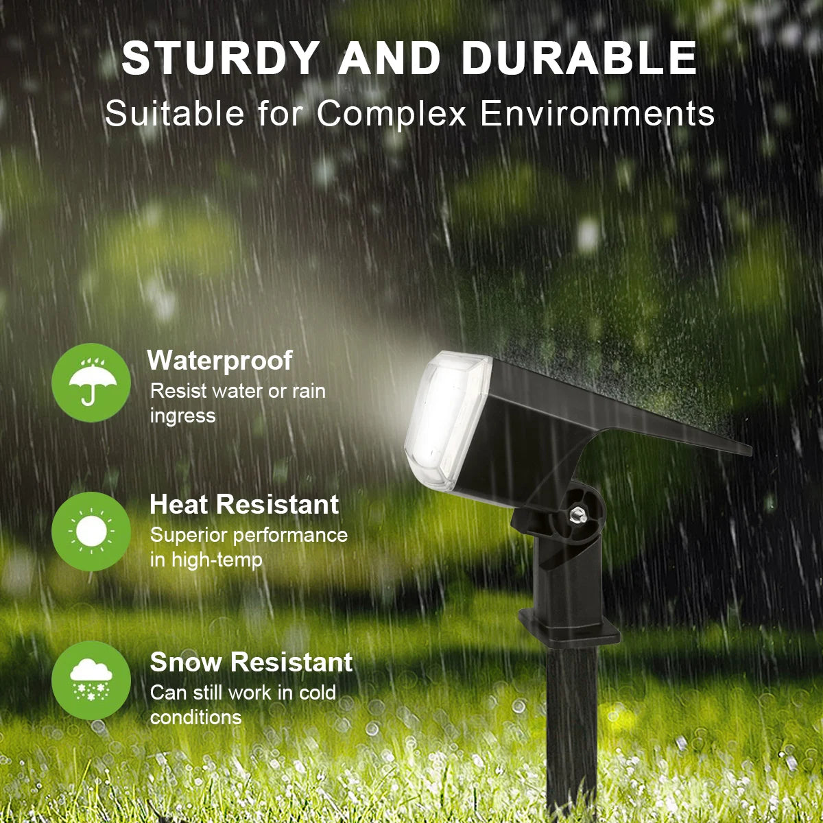 Solar LED Garden Spotlight