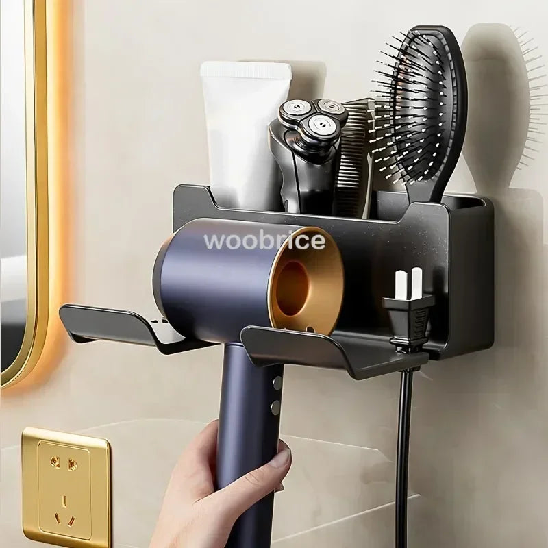 Wall Mounted Hair Dryer Holder