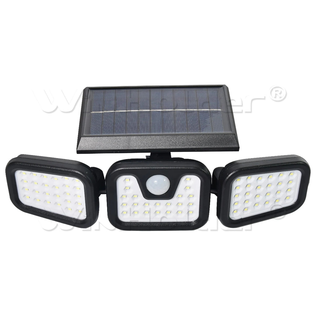 🔆 900LM 3-Head Solar Light — Total Nighttime Security with Motion Sensor