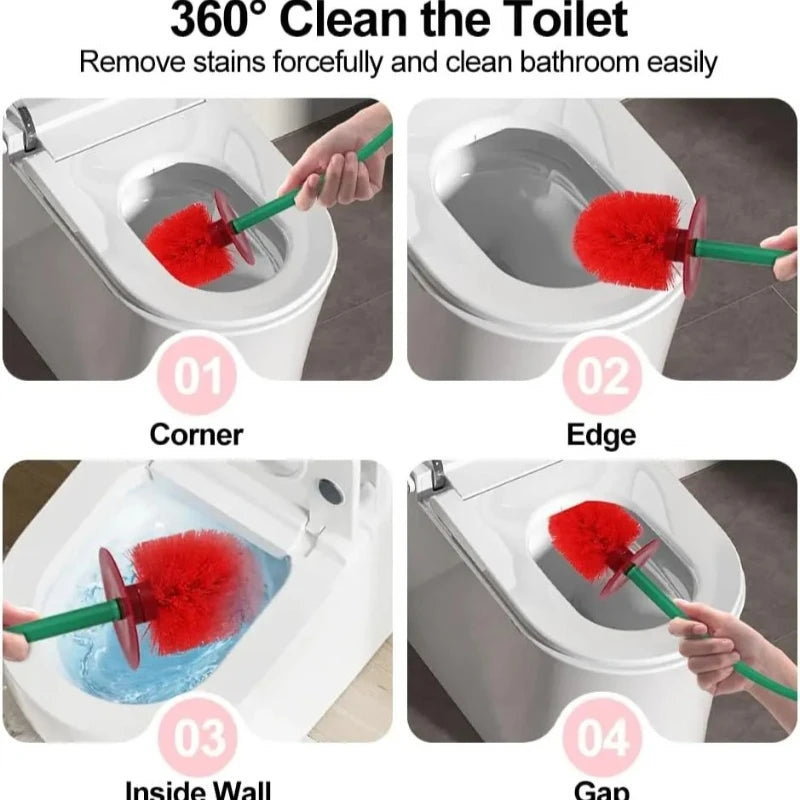 CherryBrush™ | Modern Cherry-Shaped Toilet Brush and Holder Set