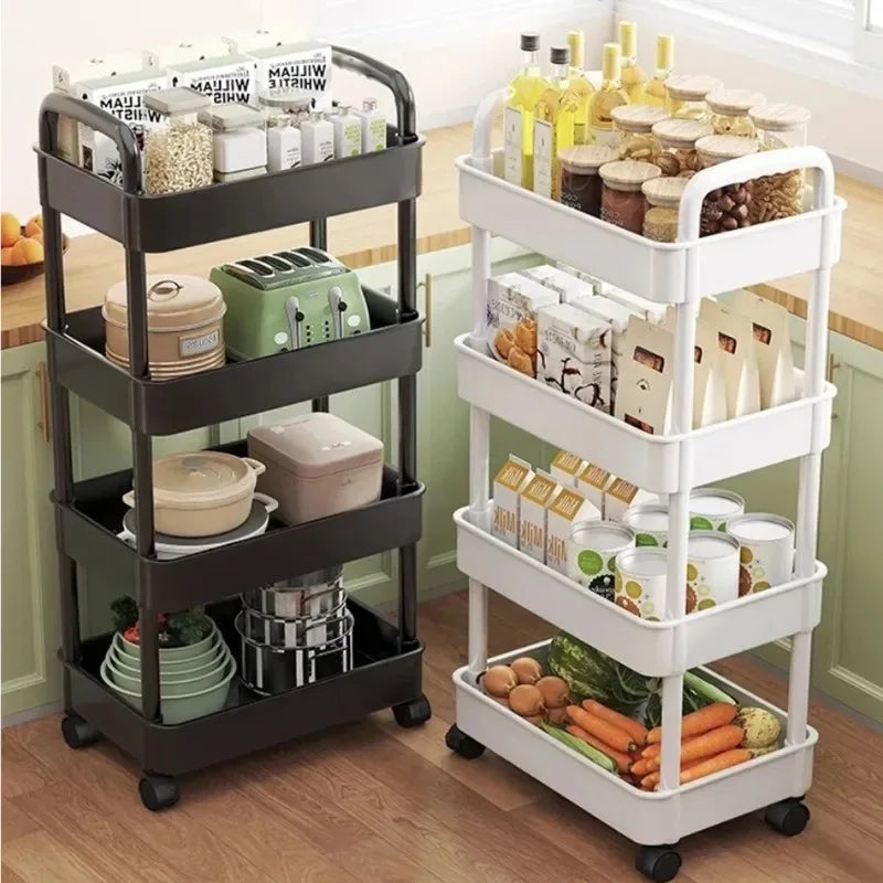 5 Tier Slim Storage Trolley