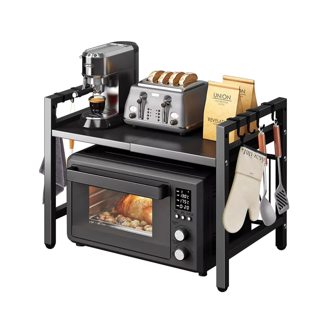 Expandable Microwave Storage Rack