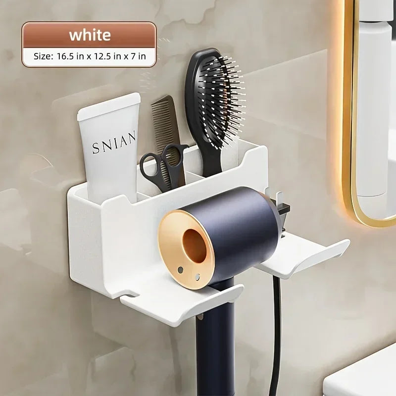Wall Mounted Hair Dryer Holder