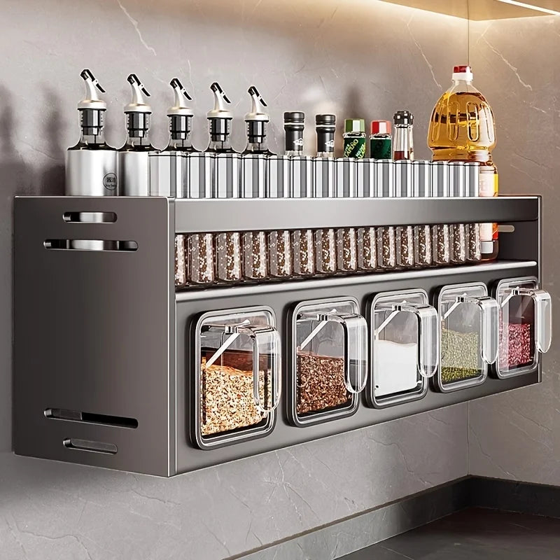 Wall Mounted Spice Rack