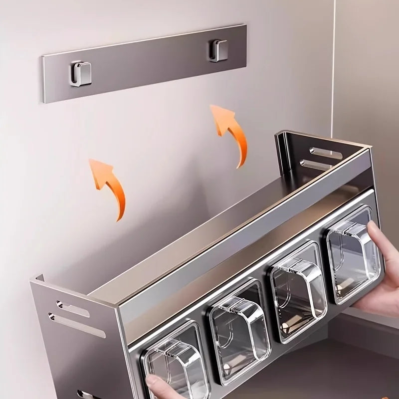 Wall Mounted Spice Rack