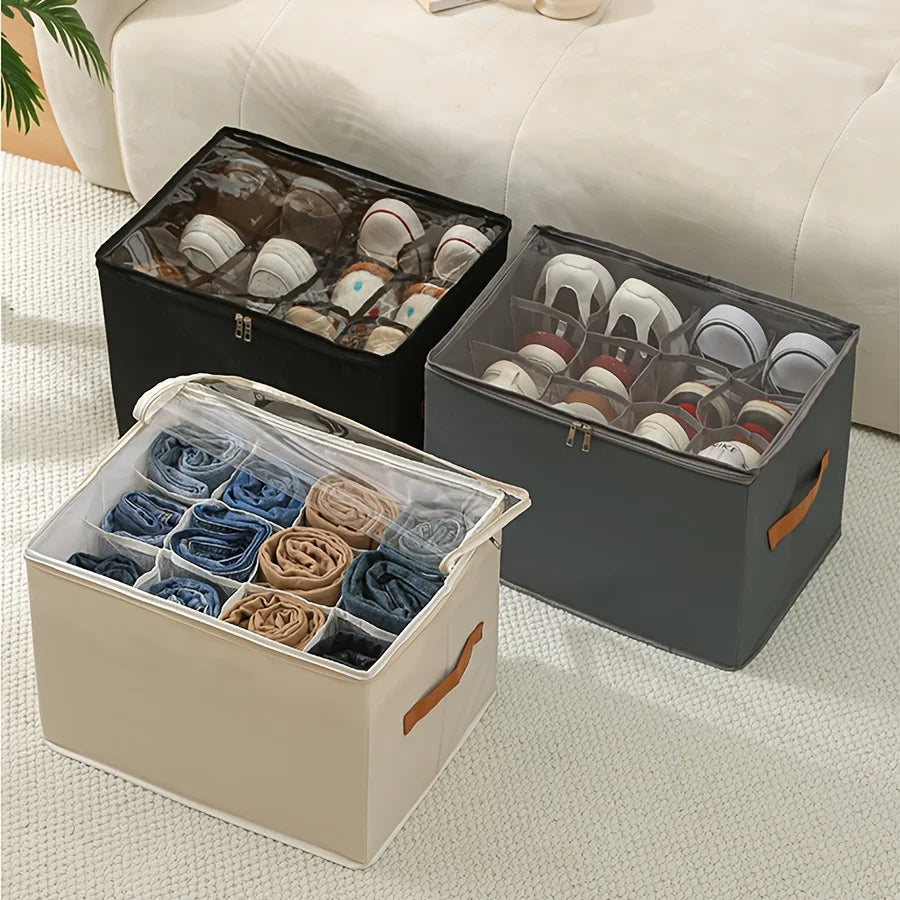 Foldable Storage Box with Lid