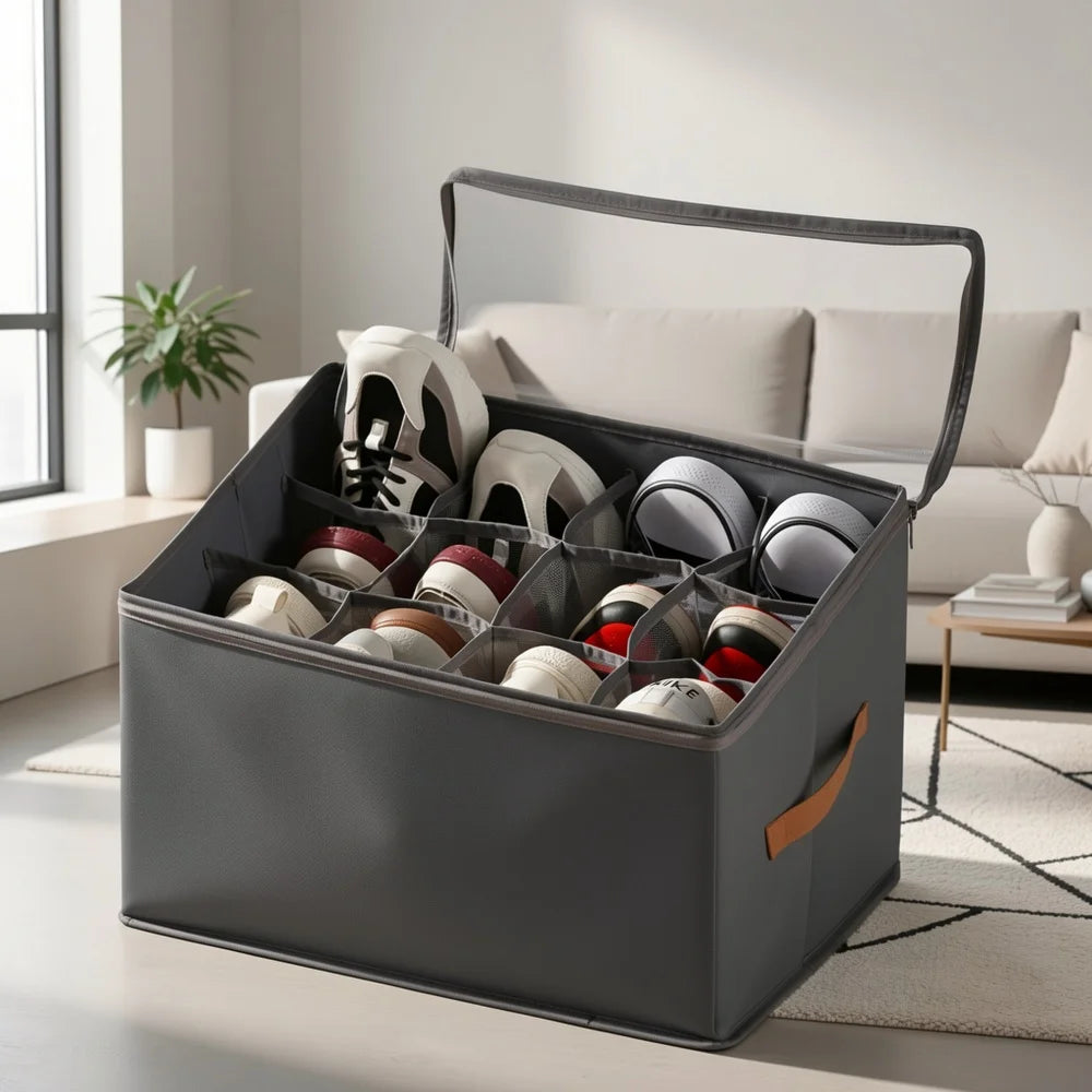 Foldable Storage Box with Lid