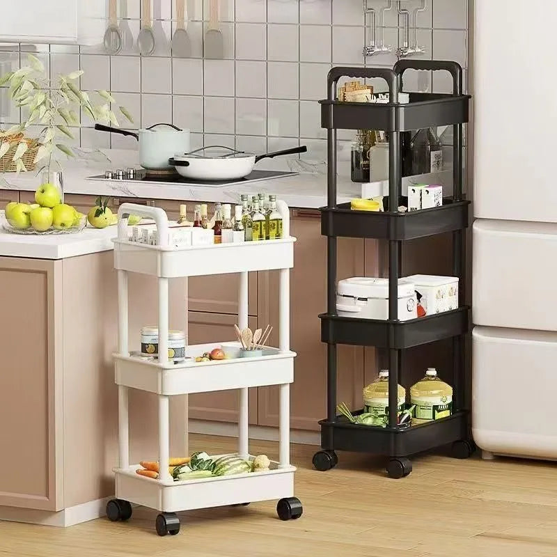 5 Tier Slim Storage Trolley