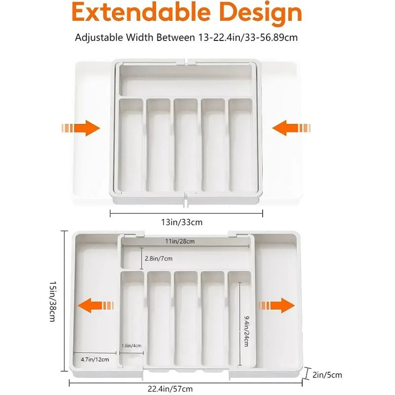 Adjustable Cutlery Drawer Organiser