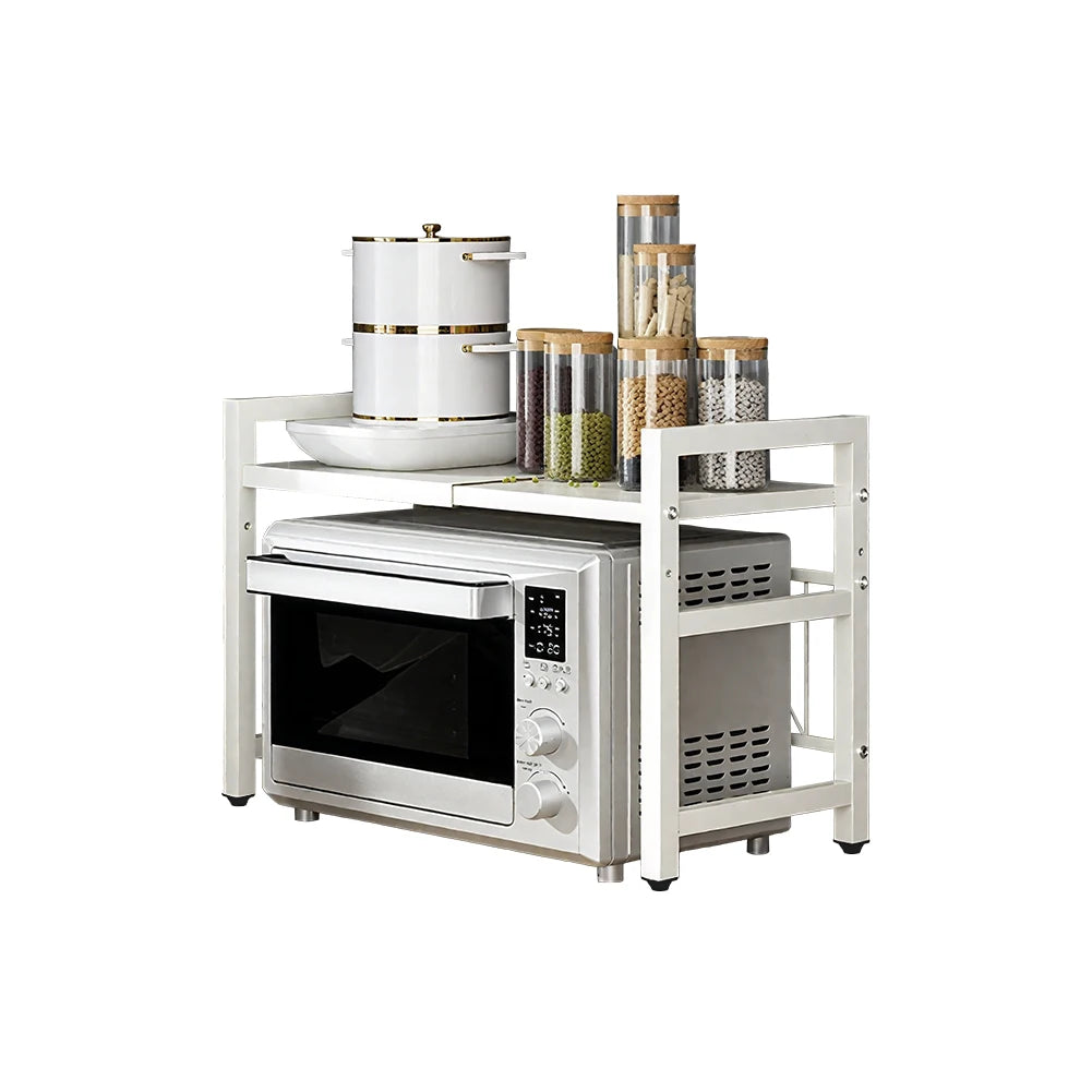 Expandable Microwave Storage Rack