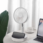 🌀 TratilFan 3 in 1 Portable Retractable Fan — Foldable, Rechargeable, and Adjustable up to 1.2m