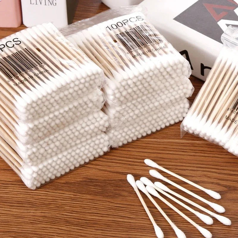 Bamboo Storage Clear Box