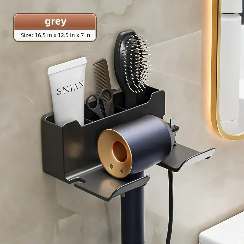 Wall Mounted Hair Dryer Holder